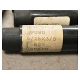 Lot of (4) HSS 2 Flute Double Sided End Mill - 5/16x3/8