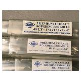 Lot of (6) Allied Machine & Engineering Premium Cobalt 4 Flute Roughing End Mill - 1/2x1/2x2x4"