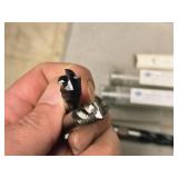 Lot of (7) Allied Machine & Engineering Premium Cobalt 4 Flute Roughing End Mill - 3/8x3/8x3/4x2-1/2