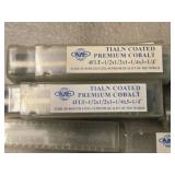 Lot of (7) Allied Machine & Engineering Tialn Coated Premium Cobalt 4 Flute Roughing End Mill - 1/2x1/2x1-1/4x3-1/4