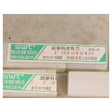 Lot of (2) SWT HSS-A1 3 Flute 3-degree Carbide End Mill - 10x16x52x114