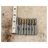 Lot of (8) 4 Flute Roughing End Mill - 1/4x3/8x3/4