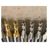 Lot of (8) 4 Flute Roughing End Mill - 1/4x3/8x3/4