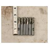 Lot of (6) 4 Flute Roughing End Mill - 5/16 (x5), 3/8 (x1)