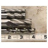 Lot of (4) 4 Flute Roughing End Mill - 3/4" (x1), 1/2" (x2), 3/8" (x1)