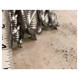 Lot of (4) 4 Flute Roughing End Mill - 3/4" (x1), 1/2" (x2), 3/8" (x1)