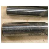 Lot of (6) 3 Flute Carbide End Mill - 1/4", 1/8", 1/2", 3/16", 3/8", 3mm