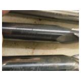 Lot of (6) 3 Flute Carbide End Mill - 1/4", 1/8", 1/2", 3/16", 3/8", 3mm