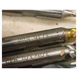 Lot of (6) 3 Flute Carbide End Mill - 1/4", 1/8", 1/2", 3/16", 3/8", 3mm