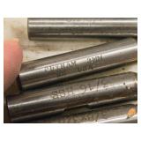 Lot of (6) 3 Flute Carbide End Mill - 1/4", 1/8", 1/2", 3/16", 3/8", 3mm