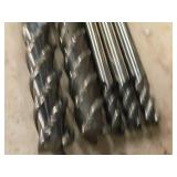 Lot of (5) 3 Flute Carbide End Mill - 1/2" (x1), 7/16" (x1), 1/4" (x3)