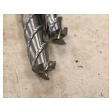 Lot of (2) 5/8" 3 Flute Carbide End Mill