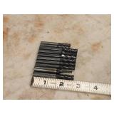 Lot of (10) 4 Flute Carbide End Mill - 1/8" (x1), 5/16" (x1), 3/16" (x2), 1/4" (x6)
