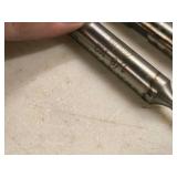 Lot of (6) 4 Flute Carbide End Mill - 1/8" (x1), 3/16" (x1), 3/8" (x4)