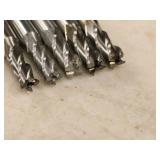 Lot of (5) 4 Flute Carbide End Mill - 11/32 (x3), 9/32 (x2)