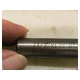 Lot of (4) 4 Flute Carbide End Mill - 13/16, 5/8, 23/32, 1/2