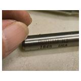 Lot of (5) 2 Flute Carbide End Mill - .1855 (x1), .1845 (x2), 13/32 (x1), .248 (x1)