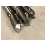 Lot of (3) 2 Flute Carbide End Mill - 13/16 (x2), 3/4 (x1)