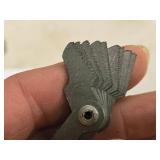 Thickness Gauge and 4t042V Thread Gauge with Extra Gauge Pieces