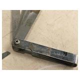 Thickness Gauge and 4t042V Thread Gauge with Extra Gauge Pieces