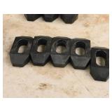 Lot of (5) Plain Strap Clamps 2 1/2"