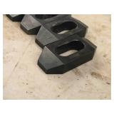 Lot of (5) Plain Strap Clamps 2 1/2"