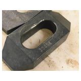 Lot of (5) Plain Strap Clamps 2 1/2"