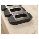 Lot of (5) Plain Strap Clamps 2 1/2"