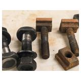 Lot of (~18) T-Slot Nuts and Hardware