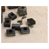 Lot of (~18) T-Slot Nuts and Hardware