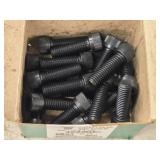 Lot of (3 Boxes) Hex Socket Head Cap Screws - 3/8-16x1-1/4, 1/2-13x3, 1/4-20x2