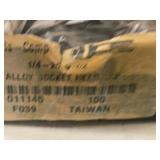 Lot of (4 Boxes) Hex Socket Head Cap Screws