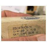 Lot of (4 Boxes) Hex Socket Head Cap Screws