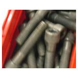 Lot of (2 Plastic Bins) Hex Socket Head Cap Screws - 1/2x2-1/2