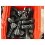 Lot of (2 Plastic Bins) Hex Socket Head Cap Screws - 1/2x1-1/4