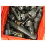 Lot of (4 Plastic Bins) Hex Socket Head Cap Screws