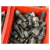 Lot of (4 Plastic Bins) Hex Socket Head Cap Screws
