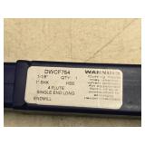 1-1/8" 4 Flute Single End Long HSS End Milling Bit DWCF754 with Case