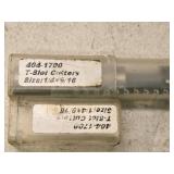 Lot of (2) T-Slot Cutters - 1/4x9/16 404-1700