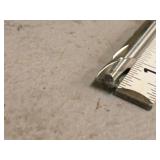 Lot of (5) Interstate 2 Flute HSS Double Sided End Mill - 3/8x3/8 01700244