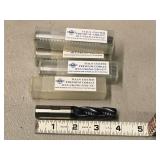Lot of (7) Allied Machine & Engineering Tialn Coated Premium Cobalt 4 Flute Roughing End Mill - 5/8x5/8x1-5/8x3-3/4"