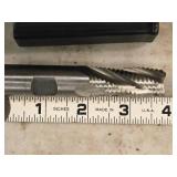 Lot of (2) HSS Co-8% Cobalt 4 Flute Roughing End Mill 724-0185