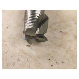 Lot of (2) HSS Co-8% Cobalt 4 Flute Roughing End Mill 724-0185