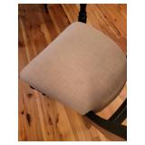 Elegant Farmhouse Black Dining Table with 6 Chairs