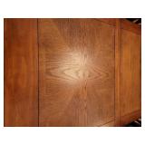 Elegant Farmhouse Black Dining Table with 6 Chairs