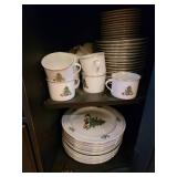 Holiday Hostess Christmas Chinaware Service