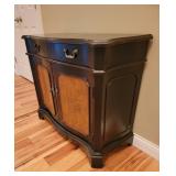 Floral Stencil Panel Dresser Cabinet