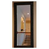 Ornate Deep Brown Framed Wall Mirror