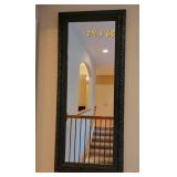 Ornate Deep Brown Framed Wall Mirror