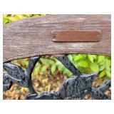 Berkeley Forge Weathered Rose Vine Garden Bench